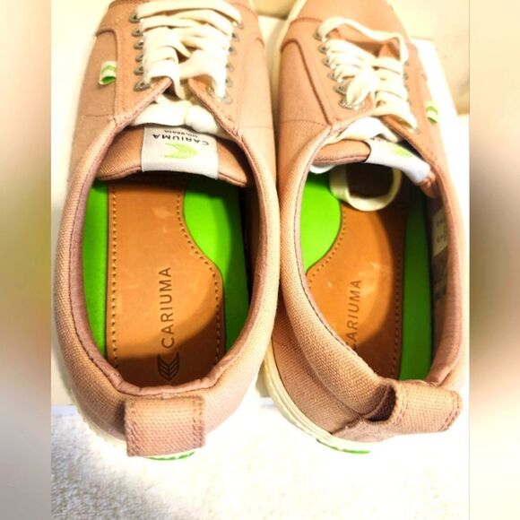 Brand New Cariuma Rio Brazil "OCA Low" Pink Canvas Sneakers Sz. 10 US Ret. $110 - Picture 8 of 8